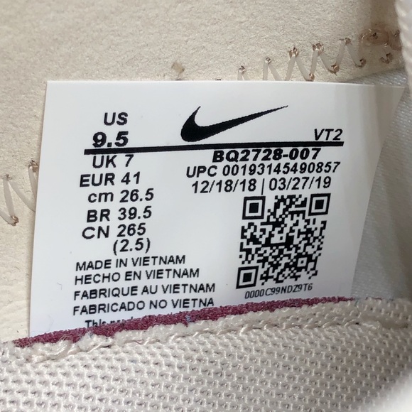 Nike React Element 55 Pink Sneaker Women 9.5 - Picture 8 of 8